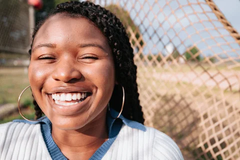 smiling woman
