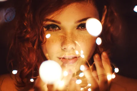 girl lights