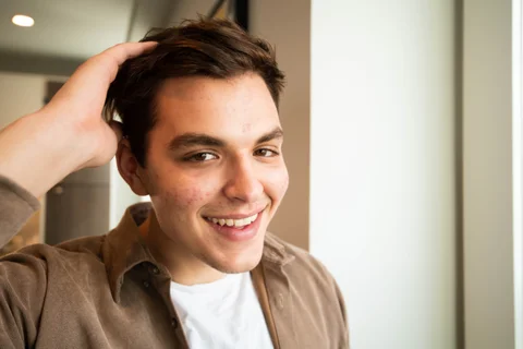 smiling man
