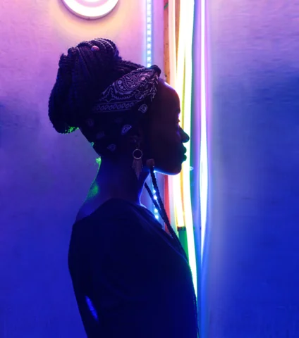 woman neon