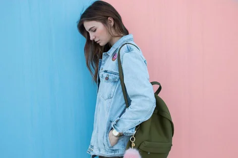 blue denim