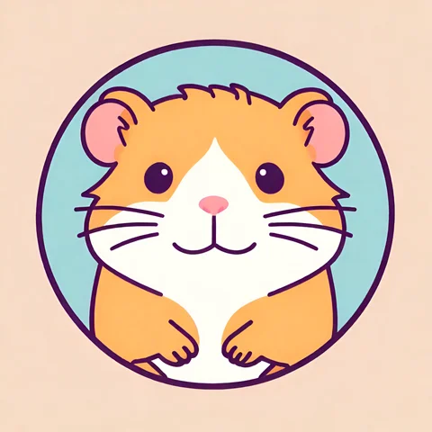 Cute Hamster Illustration - Free Download - AI Scribbles