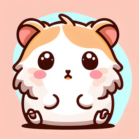 Cute Hamster Baby with Big Chibi Eyes Kawaii Chibi · Creative Fabrica | Chibi eyes, Kawaii chibi, Spark art