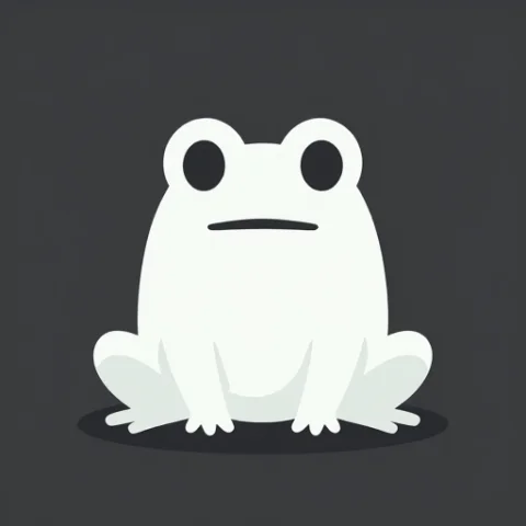 white ghost frog