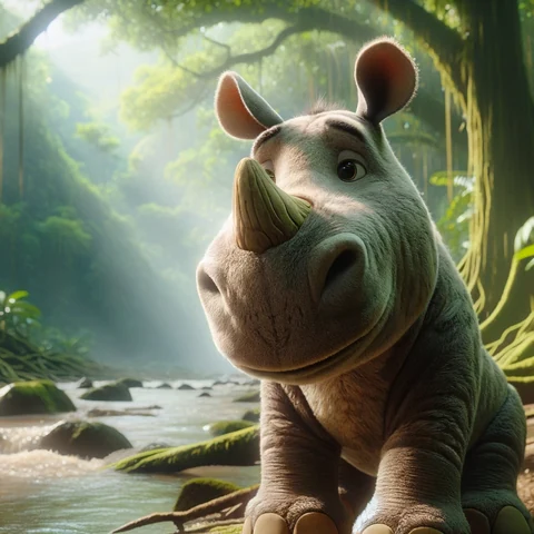 Animoon rhinoceros