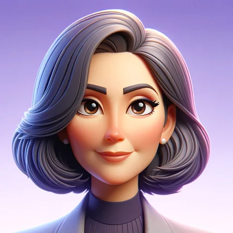 3D character Black woman