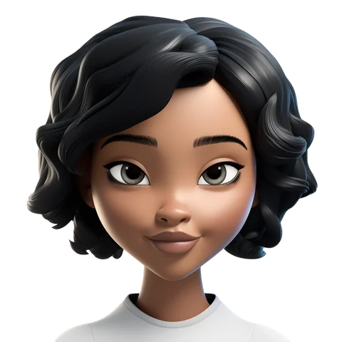 3D character female-04