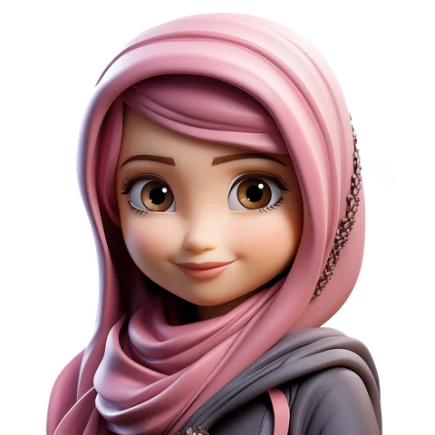 3D character female-11