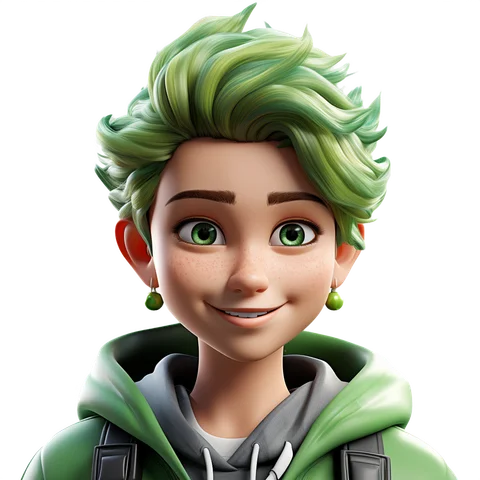 3D character female-12