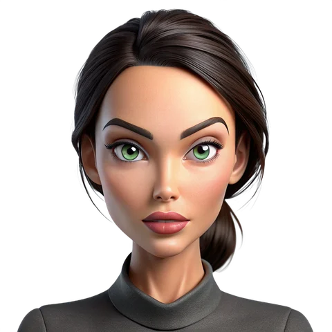 3D character female-16