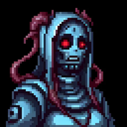 Fantasy pixel character portrait 150