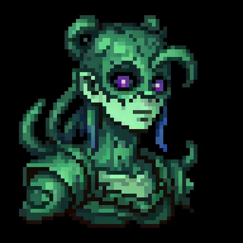 Fantasy pixel character portrait 175