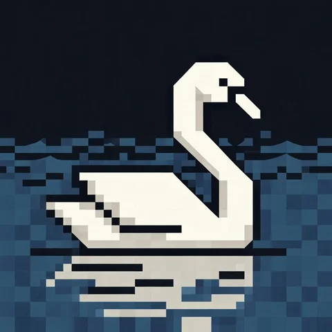 Geometric pixel swan