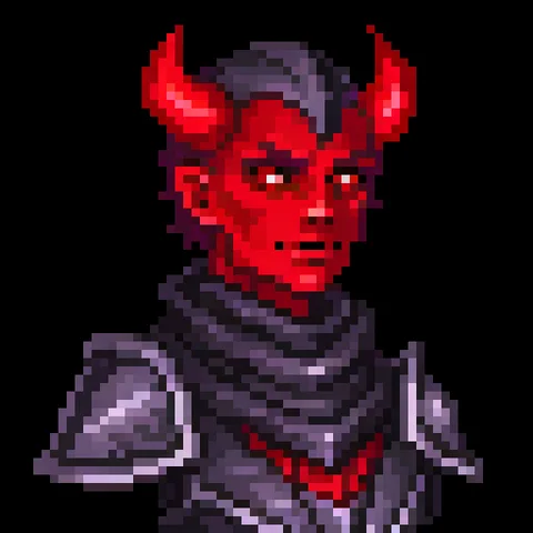 Fantasy pixel character portrait 283