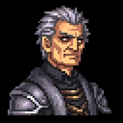 Fantasy pixel character portrait 296