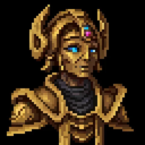 Fantasy pixel character portrait 327