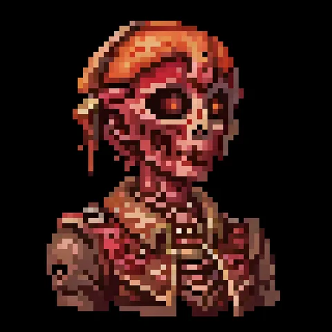 Fantasy pixel character portrait 394