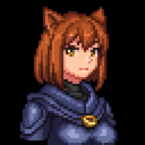 Fantasy pixel character portrait 440