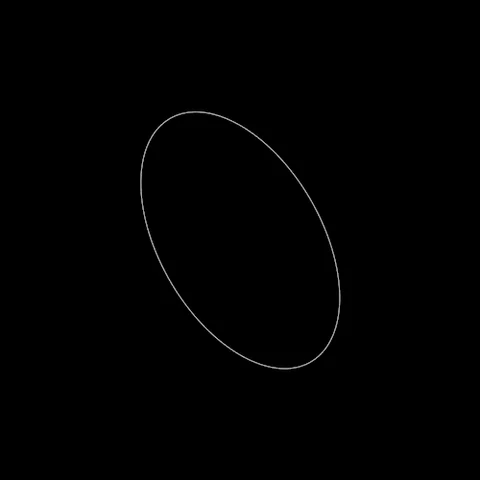 Tilted elliptical ring