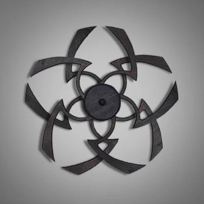 Metallic radial blades