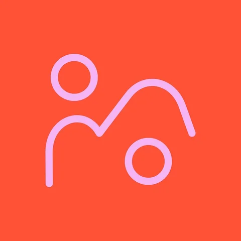Abstract shape icon, flat design vector illustration