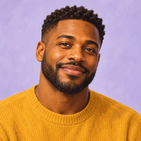 Golden Sweater Portrait
