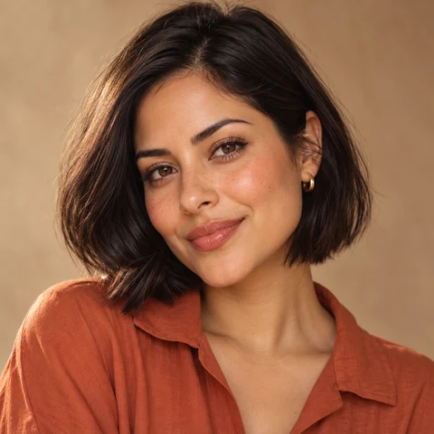 Terracotta Shirt Portrait