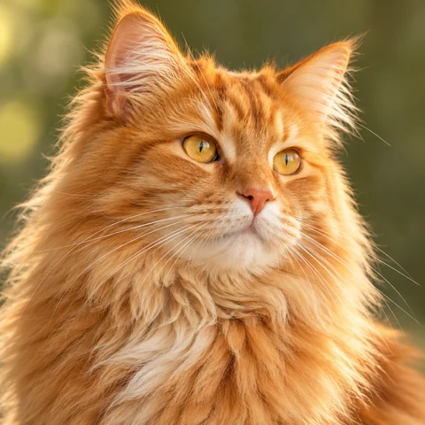 Ginger Cat in Warm Light