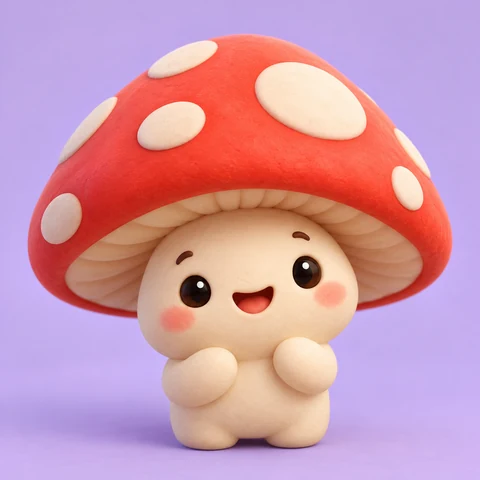 Little Mushroom Character