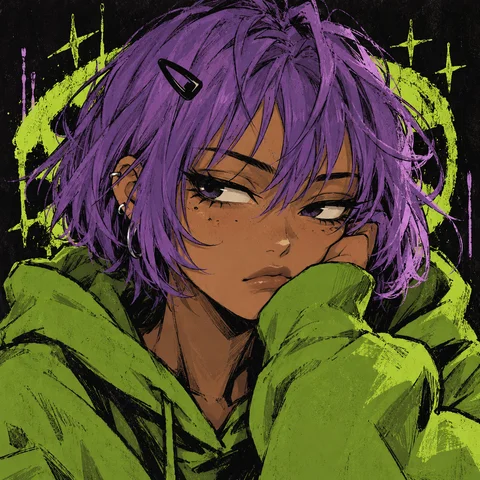Neon Side Eye