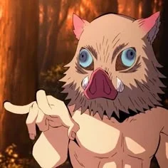 Inosuke — Boar Mask Close-Up
