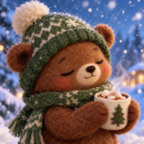 Christmas Cocoa Bears · Izquierda