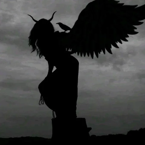 Fallen Angel Silhouette