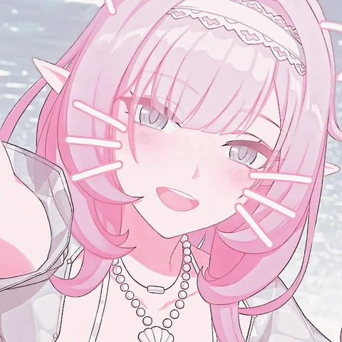 Pink-Haired Elf Portrait