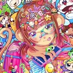 Colorful Decora Portrait