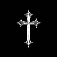 Silver Gothic Cross