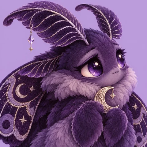 Velvet Moth and Beetle · Left