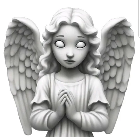White Angel Sculpture