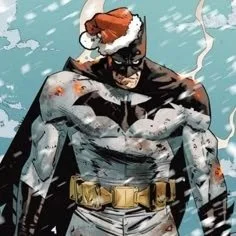 Batman in a Santa Hat