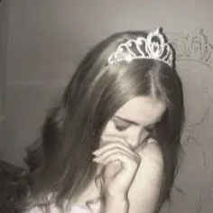 Downcast Portrait with a Tiara