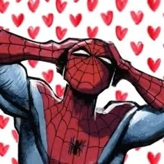 Spider-Man among Red Hearts