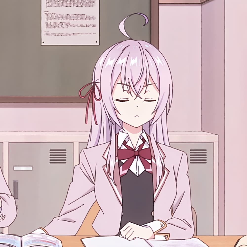 Alya & Masachika: Classroom Moments | Alya Sometimes Hides Her Feelings in Russian · Izquierda