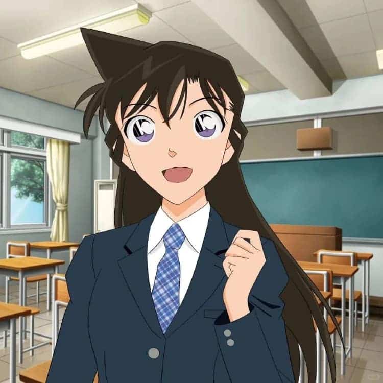 Detective Conan — Shinichi & Ran: Blue School Uniforms · Left