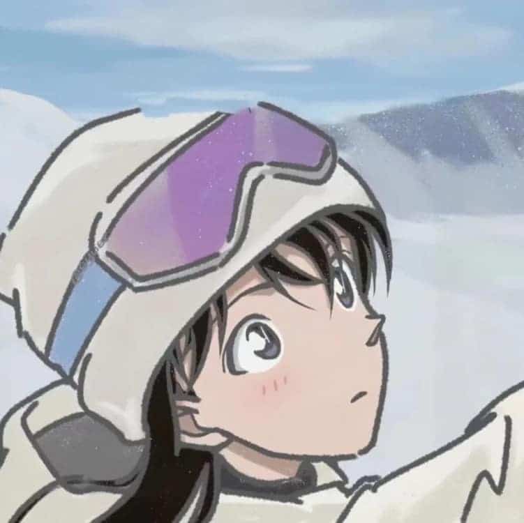 Detective Conan — Shinichi & Ran: Ski Goggles · Izquierda