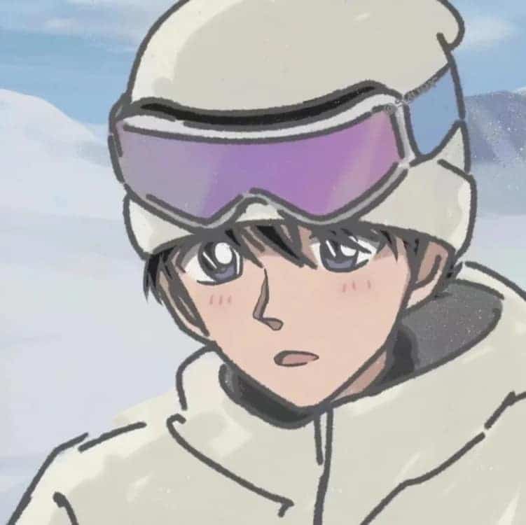 Detective Conan — Shinichi & Ran: Ski Goggles · Derecha
