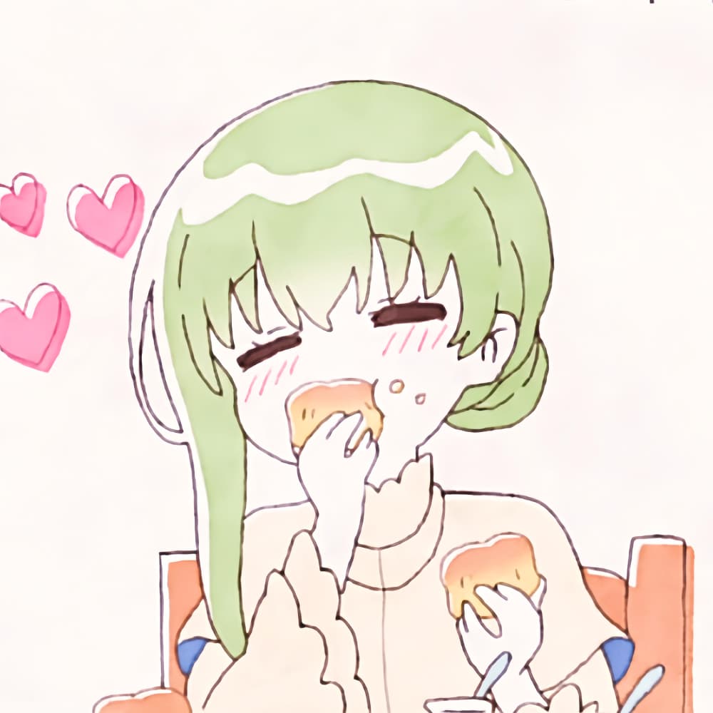 Saint Cecilia and Pastor Lawrence — Cecilia & Lawrence: Chibi Hand-Holding · Left