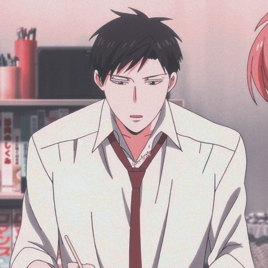 Monthly Girls' Nozaki-kun — Nozaki & Chiyo: Shy Glances · Izquierda