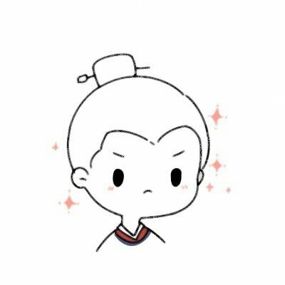 Soft Blushing Line Art — Matching Avatars · Right