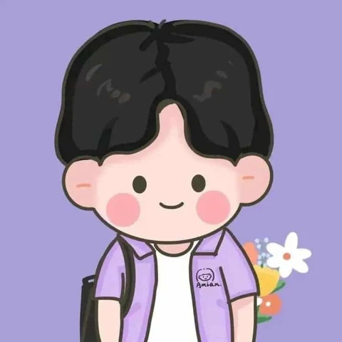 Chibi Couple with Bouquets — Matching Avatars · Derecha