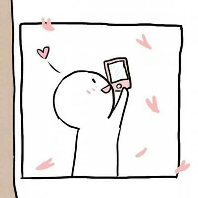 Sending Hearts by Phone — Matching Avatars · Izquierda